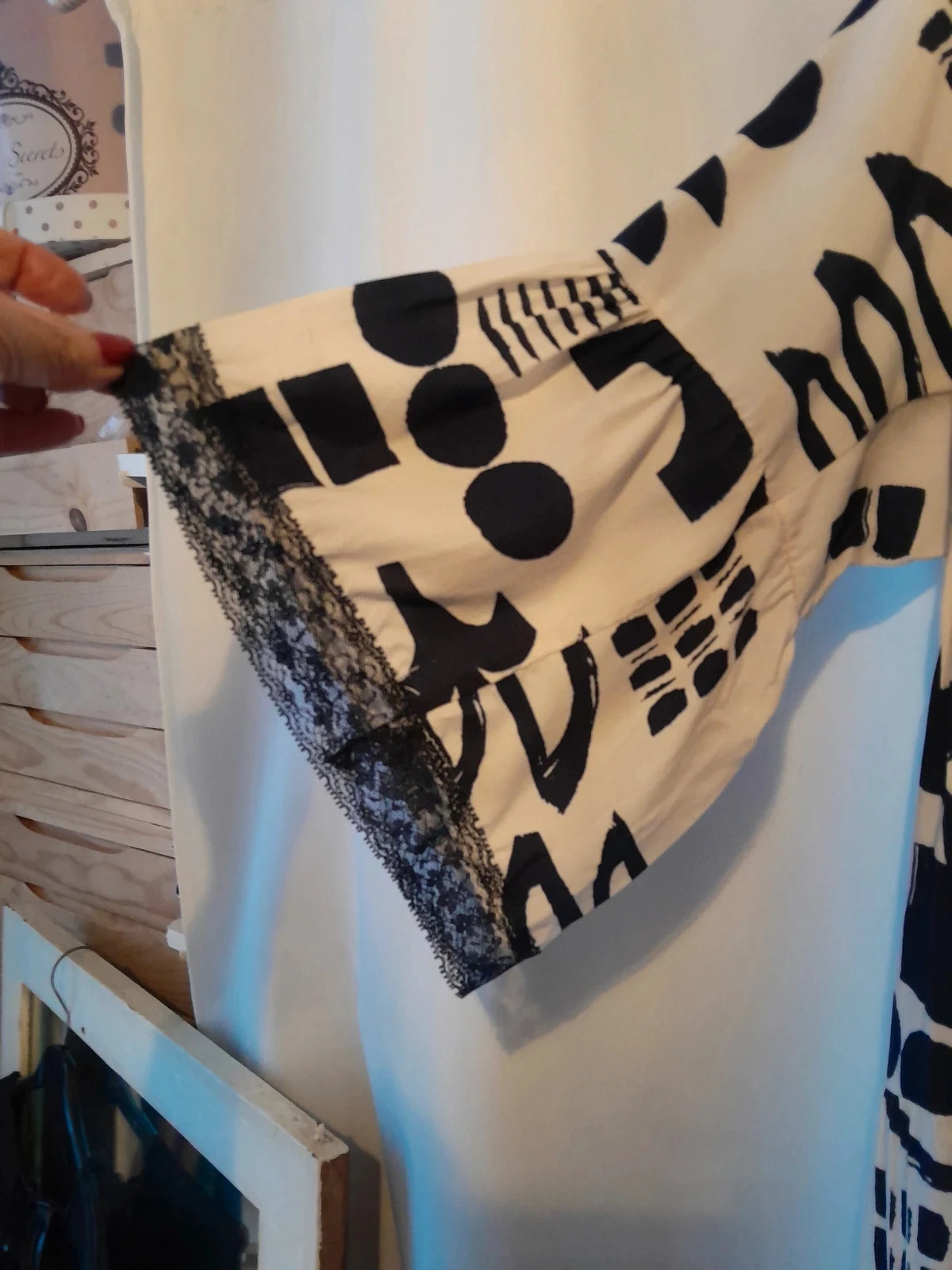 Lange tuniek in blousestijl, Maat 5XL, asymmetrisch – photo 7